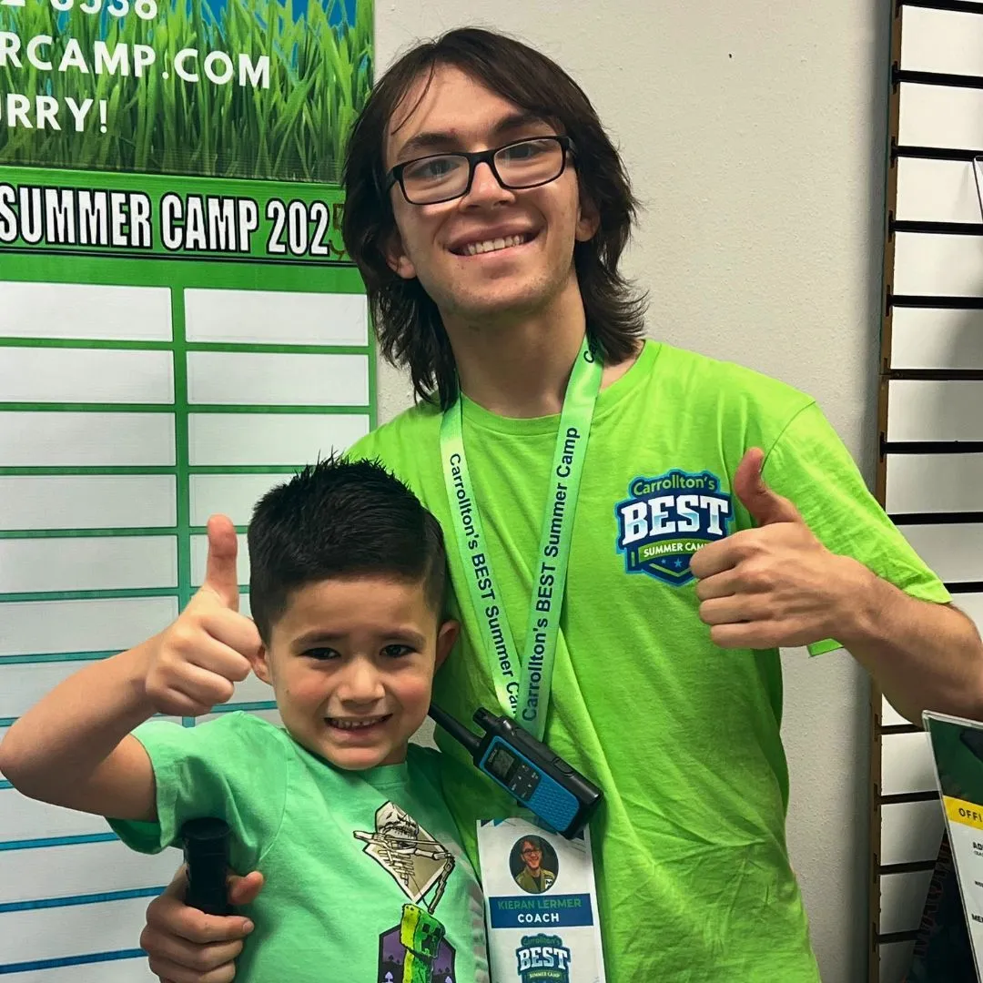 Carrollton's Best summer campers during a group activity in Carrollton, TX