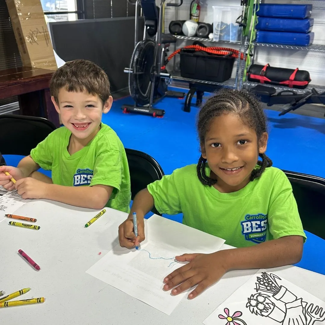 Carrollton's Best summer campers playing together in Carrollton, TX